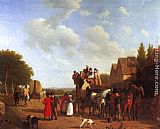 Jacques-Laurent Agasse The Last Stage on the Portsmouth Road painting